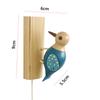 Niedliche Specht-Türklingel mit Zugband, Liebliche Vogel-Türklingel, Handgefertigtes Holz-Klangspiel in Vogelform für Zuhause, Schule, Anwesen