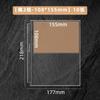 SINGBA 10Pcs Big A5 Card Refill Pages Ultra Clear Photo Sleeves for Wide Polaroid Postcard Picture Letter Memo 6-Ring Binder