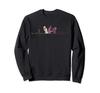 Water Polo Vintage Water Polo Player Gift Heartbeat Sweatshirt