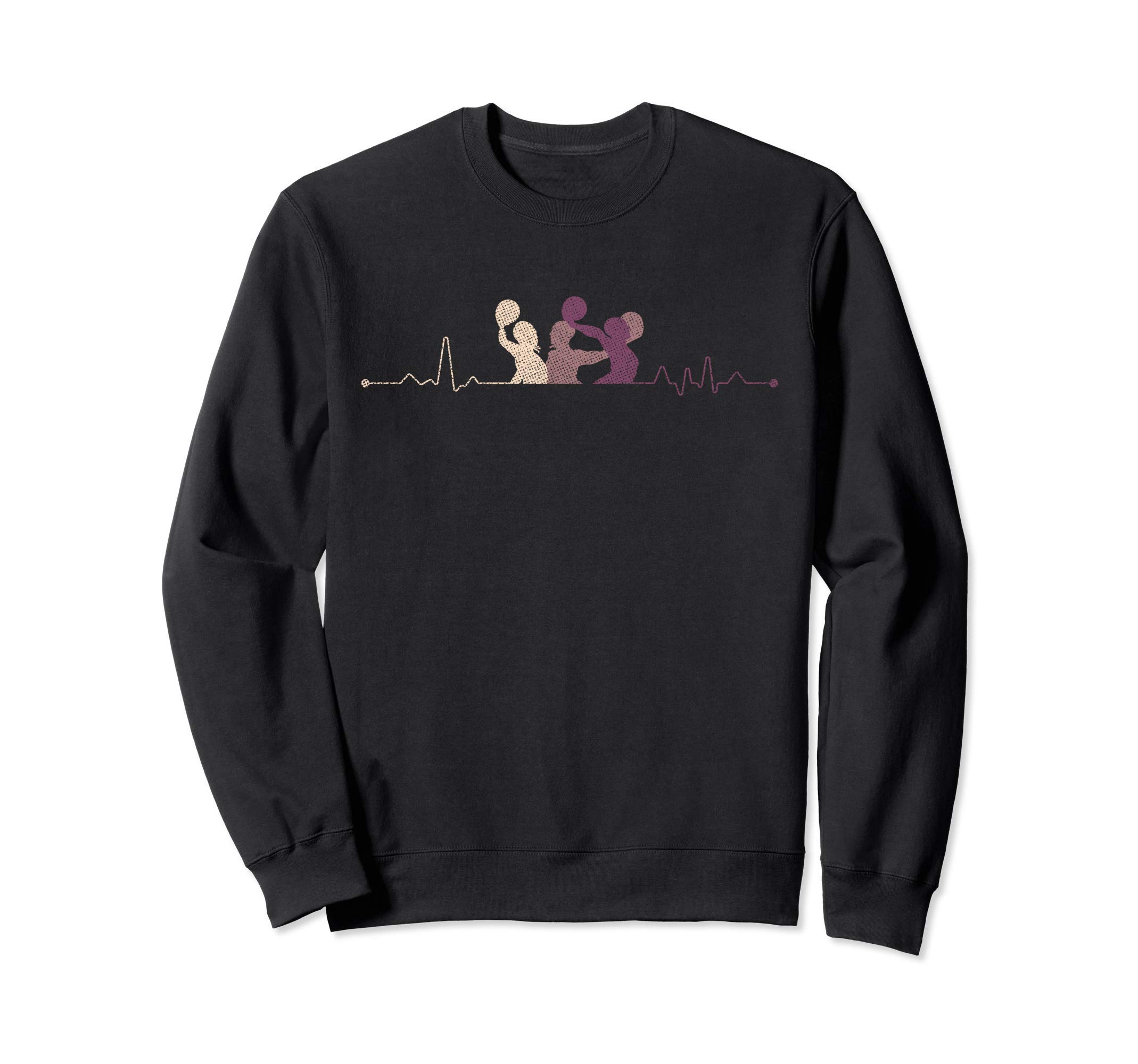 

Water Polo Vintage Water Polo Player Gift Heartbeat Sweatshirt