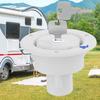 RV Water Inlet Replacement Lockable RV Water Inlet Valve With Keys Temperature-Resistant Trailer Replacement Fill Hatch Lid For