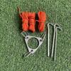 Outdoor Camping Stove Chimney Pipe, Stainless Steel Smoke Vent with Curved and Straight Pieces for Tent Fires
