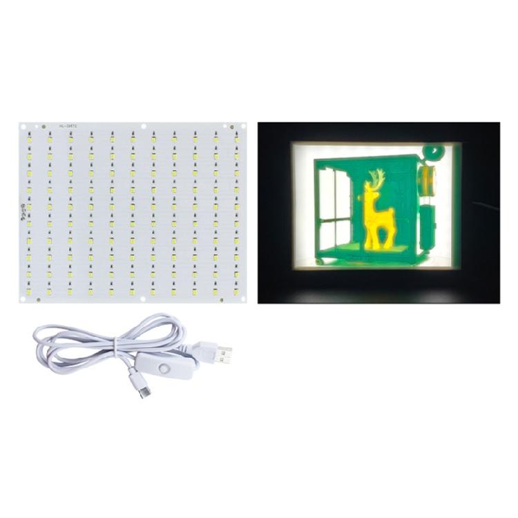 Energy Saving Illuminations Panel For 3D Printing Enthusiasts ABS Polymers Construction Multiple Color Effects Instants Installation