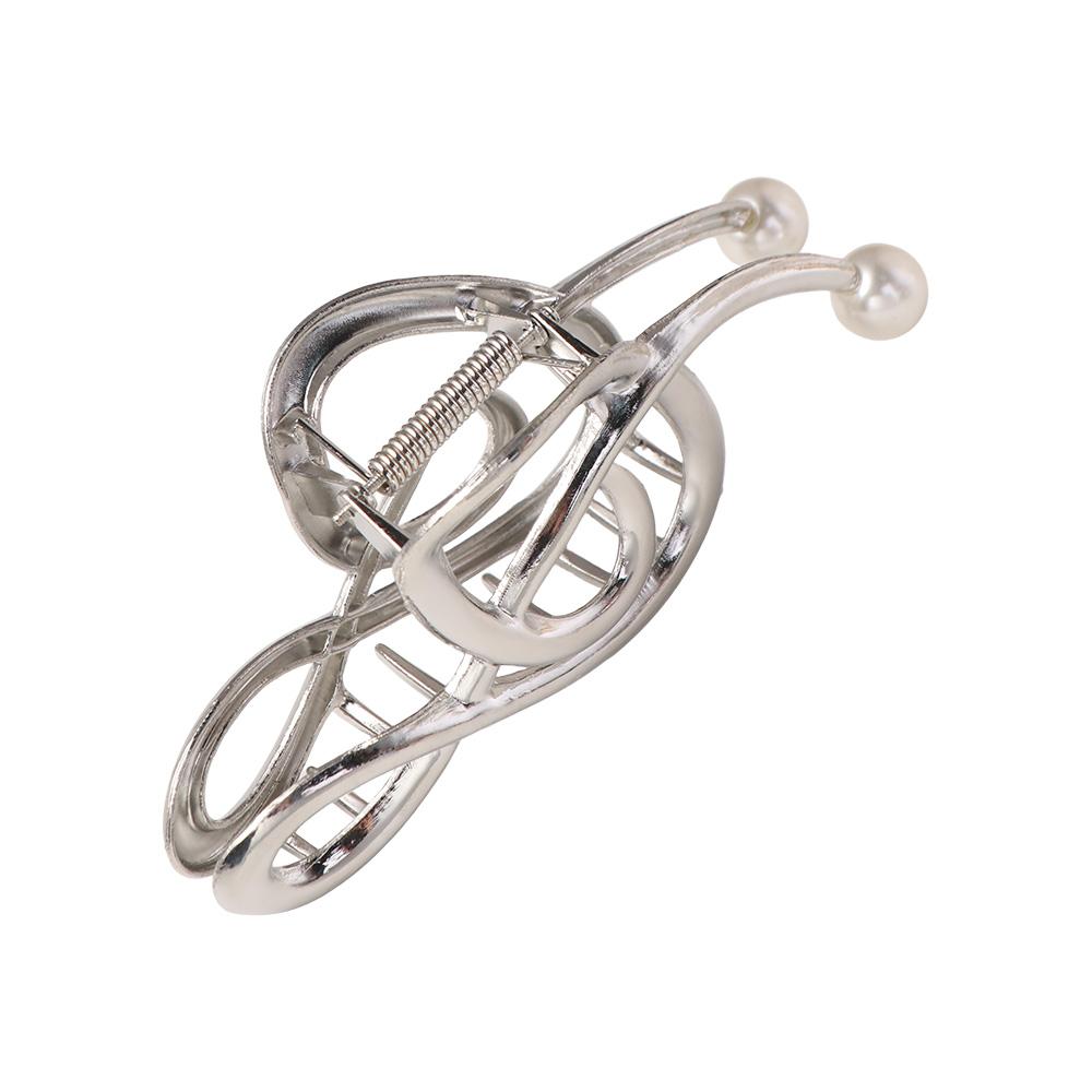 Zinc Zinc Zinc Alloy Treble Clef Hair Clip Vintage Music Note Hair Claw Creative   Makeup Hair Clips