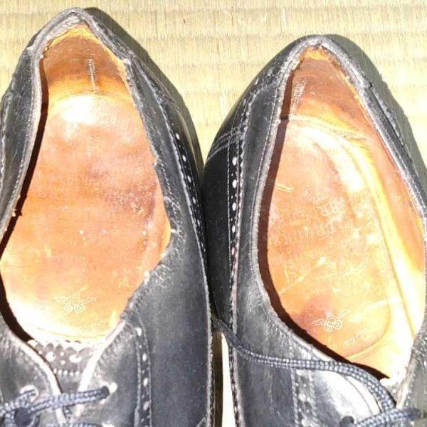 Old Church × Brooks Brothers Größe 41.0 C 25.5-26.0 ca. Schwarz(GEBRAUCHT)