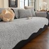 Minimalist Premium Sofa Cover All-Season Chenille Non-Slip Couch Mat Universal Fit Home Living Room Bedroom