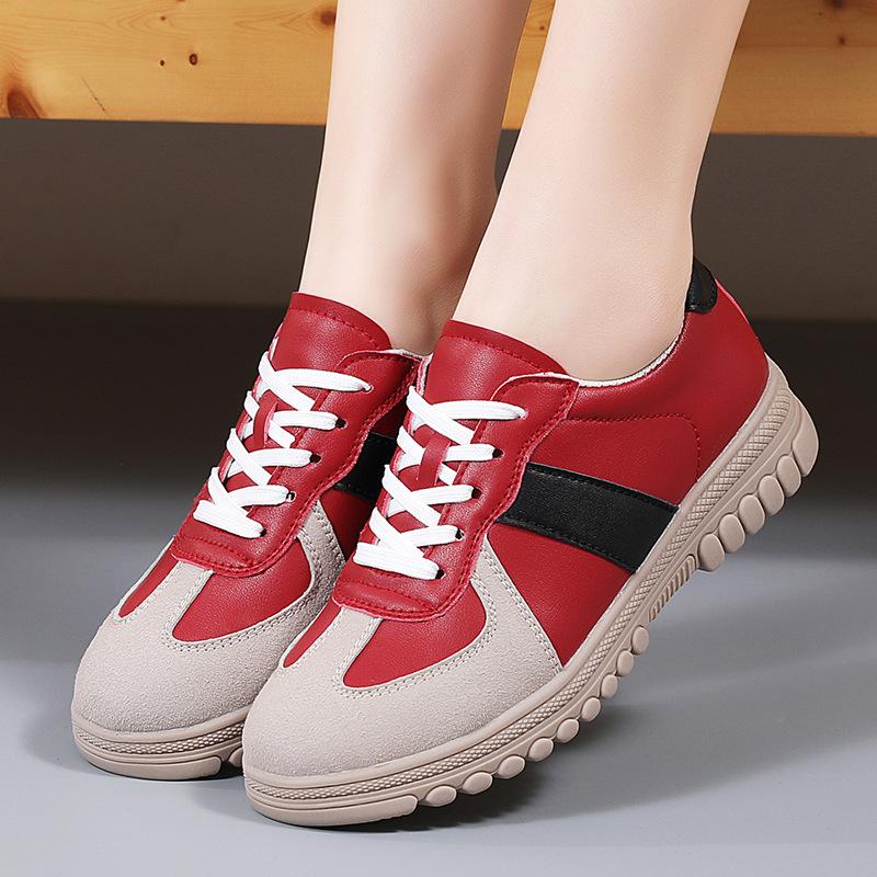 New Korean Style Small White Shoes for Female Students' Internet Celebrity Sports Shoes Versatile Casual Moral Training Shoes for Women