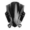 Bruce Shark Universal 22mm Handlebar ABS Plastic Motorcycle Windshield Windscreen Black & 7/8"