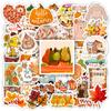 Cute Autumn Fall Stickers Vintage Art Pumpkin DIY Toy Gift Decorative Decal for Phone Luggage Laptop Bottle Scrapbook Waterproof