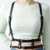 Dames Leren Harness Taille Riem Dagelijkse Outfit Corset Riem Accessoire Modieuze Harness Riem Voor Dames