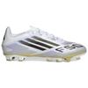 Adidas F50 Club Versatile Comfortable MG FG Anti-Slip Durable Football Shoes Unisex Football Shoes White Platinum JI0046