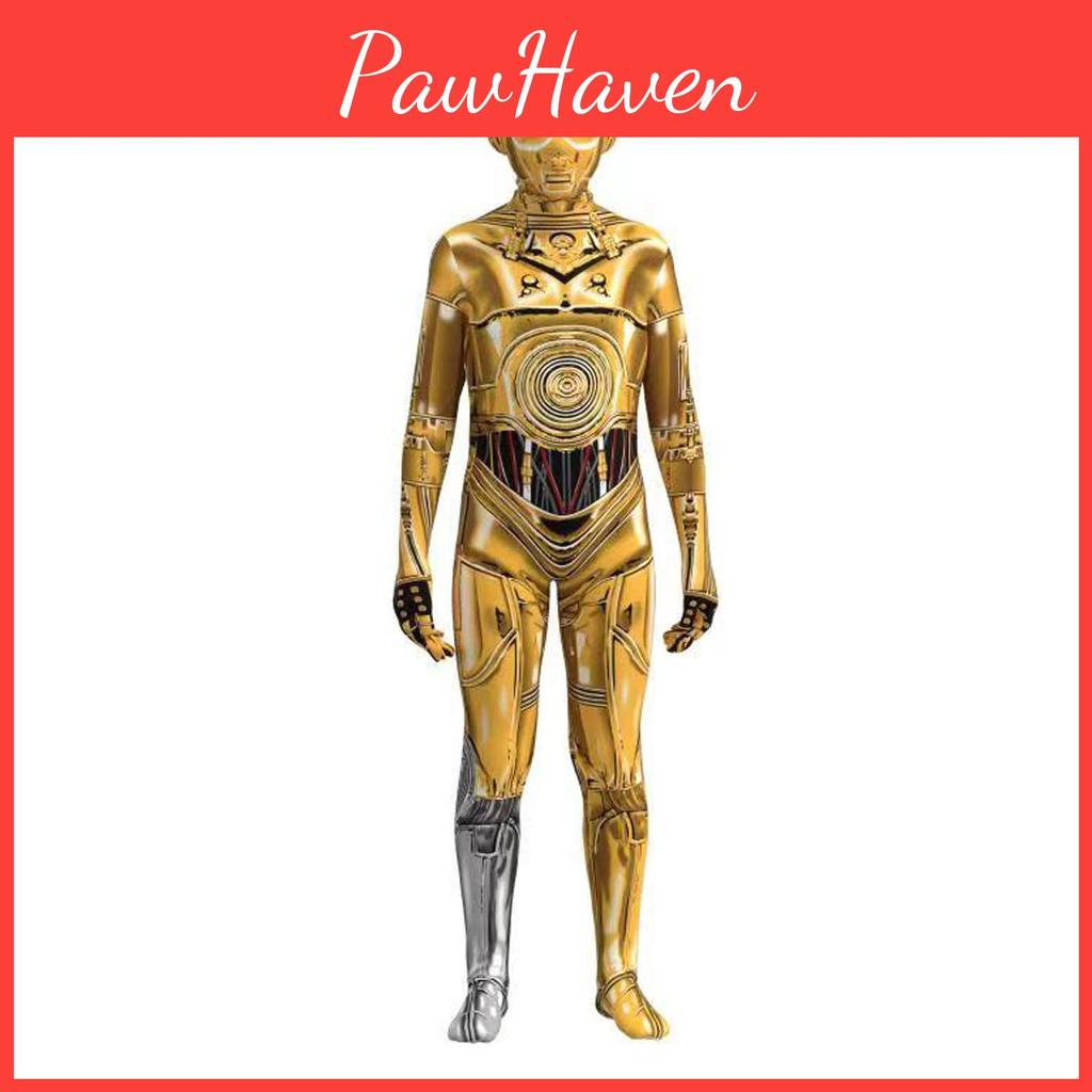 With Robot Costume Printed Design For Halloween Teen And Wear Adult