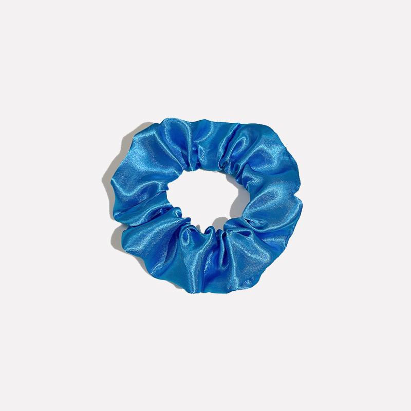European-American Satin Pleated Hair Tie - French Minimalist Design