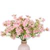 5 Pcs Silk Gypsophila Artificial Bouquets UV Resistant Fake Flowers Artificial Babys Breath Flowers for Home Wedding Party DIY Arrangement Table Decor