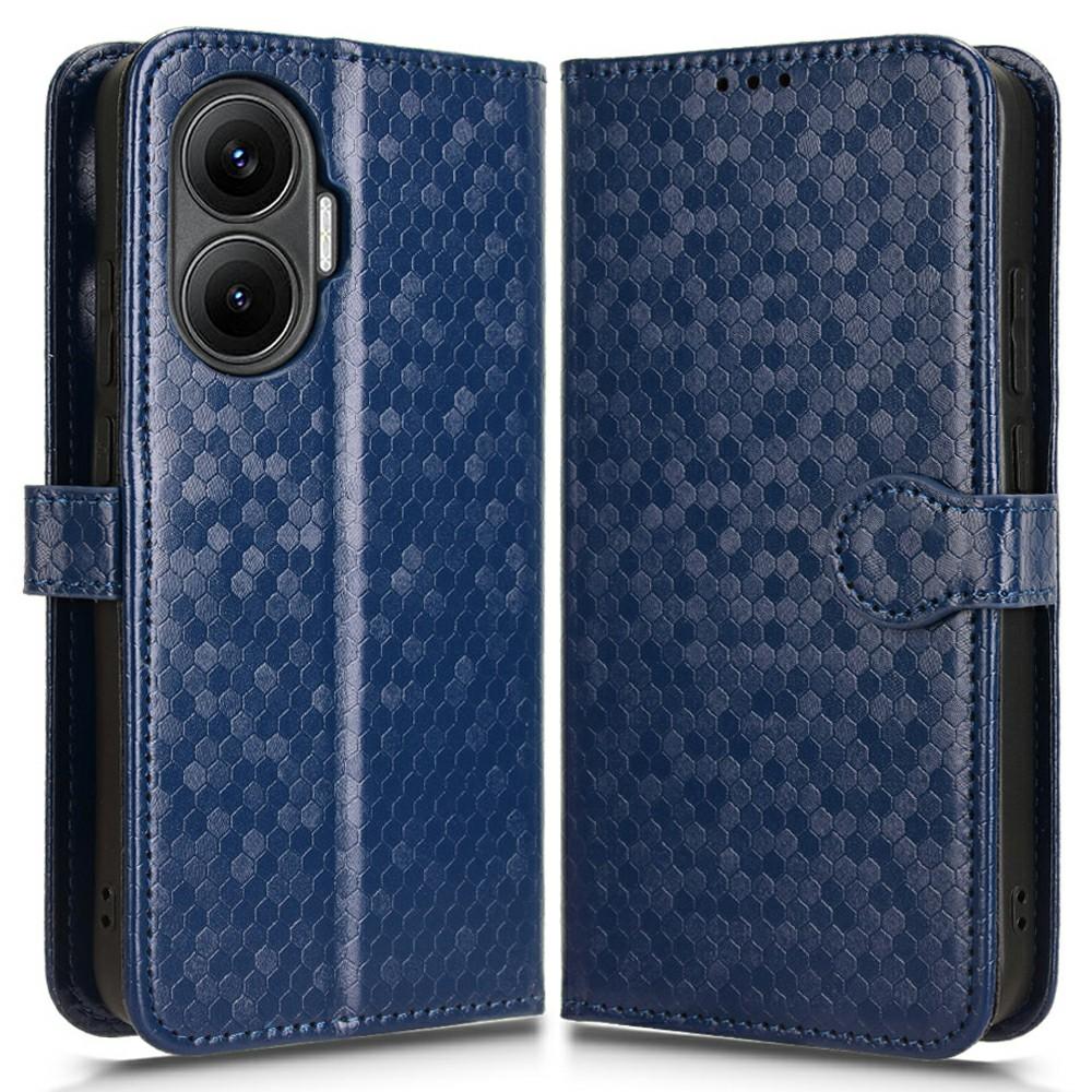 

For Xiaomi Poco F7 5G/Redmi Turbo 4 Pro 5G Wallet Case Dot Pattern Imprint PU Leather Phone Cover D