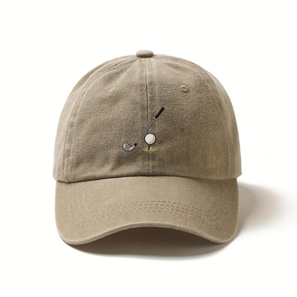 Mens Golf Club Embroidered Baseball Cap  Adjustable Lightweight HighStretch FabricDurable Casual Hat for Golf  Casual Attire