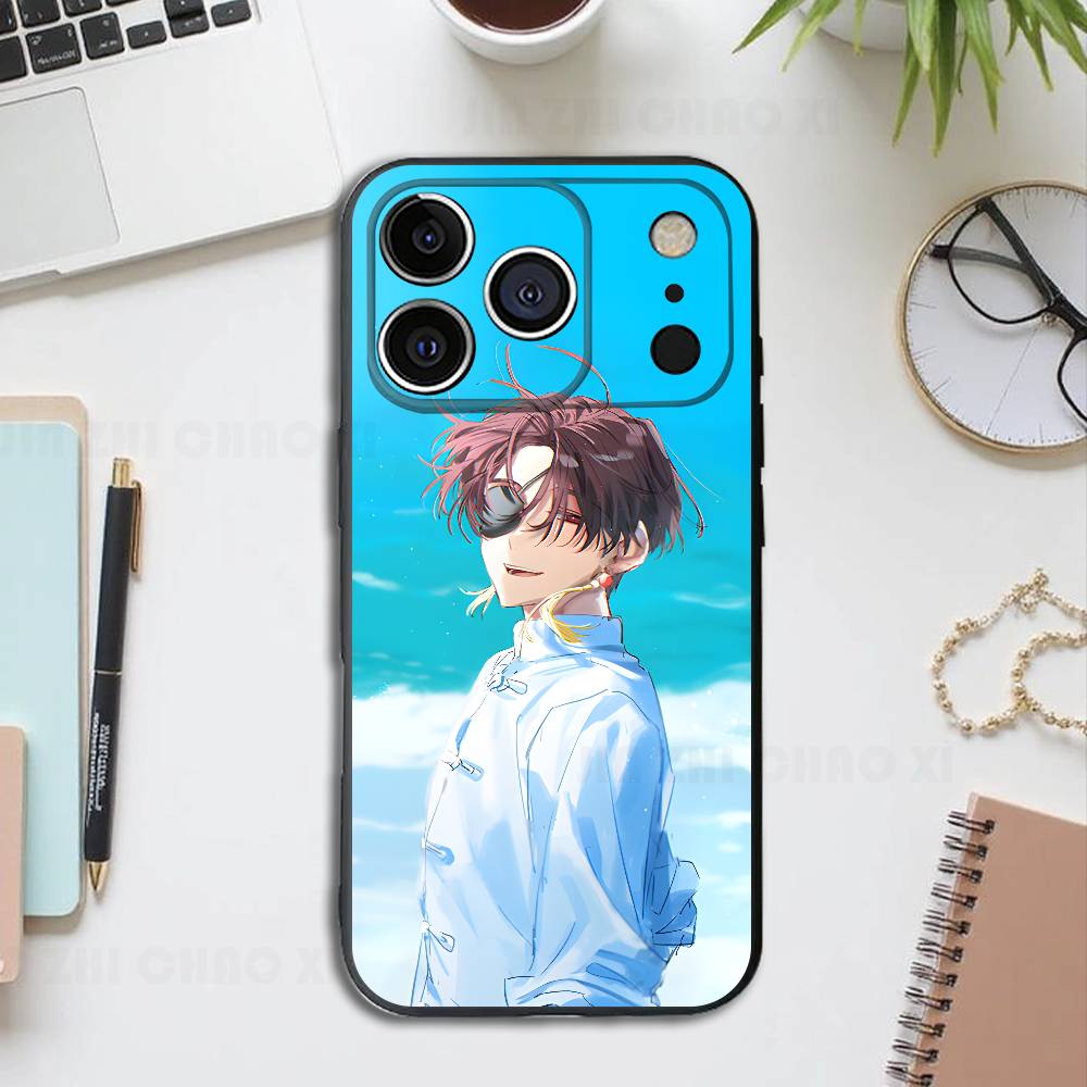 

Anime H-Hayato S-Suo Silicone Soft Phone Case For IPhone17 16 15 14 13 12 11 Pro Max Plus X XR SE Cover iPhone14ProMax