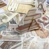 Ta Merry Sticker Collage Material Flake Design Planner Large Retro Background Lots of Antique English Lace Assortment Stickers, Paper, Stickers,