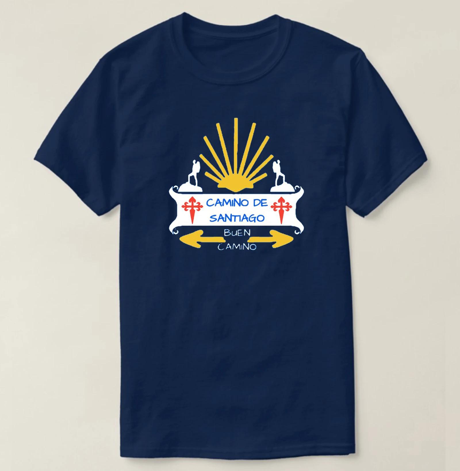 

Novelty Camino De Santiago TShirt New 100 Cotton ONeck Summer Short Sleeve Casual Mens Tshirt Size S3XL 4XL