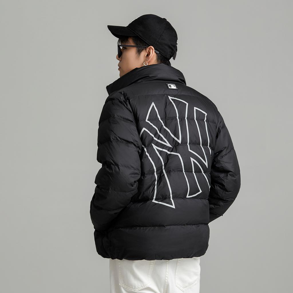 New MLB Down Jacket Cropped Unisex Black 3ADJB0726-50BKS