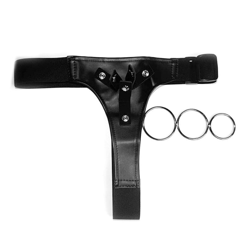 Wear Pants For Dildos Strap On Dildo Harness Adult Sex Toys For Women Men Pegging Dildo Adjustable Waist And Thigh Soft Leather