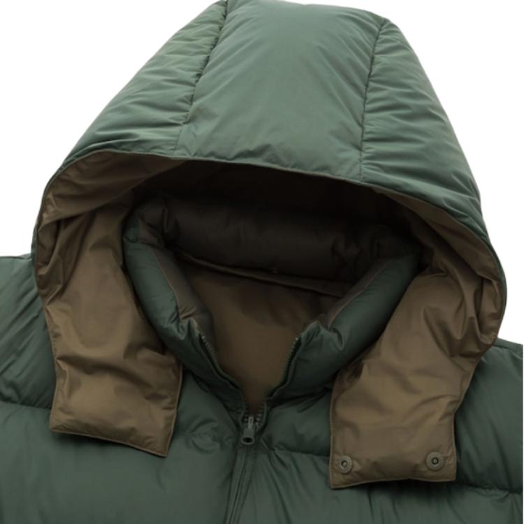 Uniqlo X JW Anderson Reversible Hooded Down Jacket Men outerwear Dark-Green 422094-58