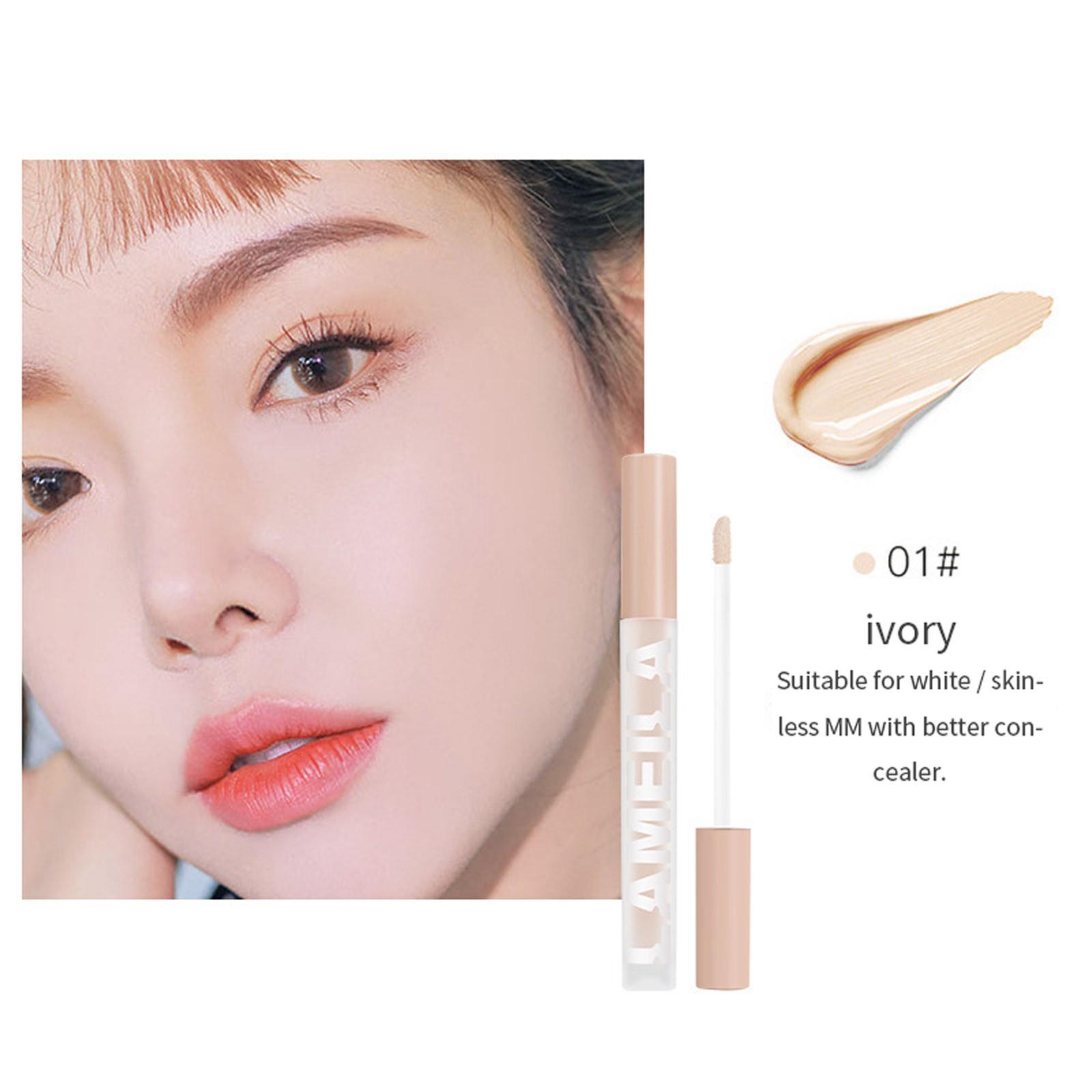 

LAMEIL AHigh Gloss Foundation Concealer Foundation Liquid Oil Control Увлажняющий телесный макияж нелегко снять, 4 мл