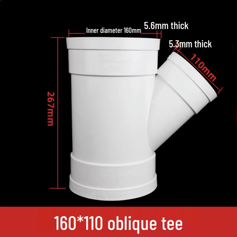 PVC Reducing Oblique Tee