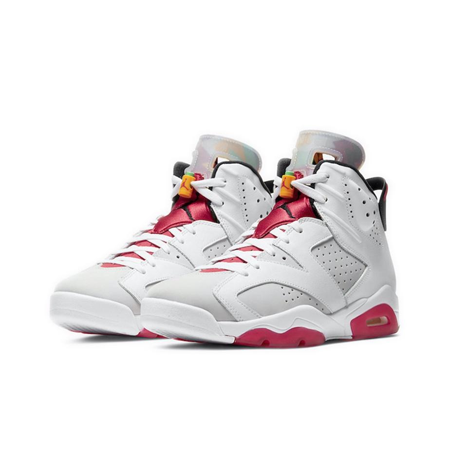 Air Jordan 6 Retro Hare Scarpe da Uomo Grigio Grigio Neutro Bianco CT8529-062