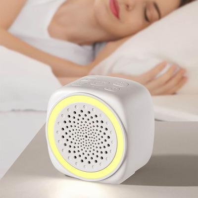 With RGB Lighting Baby White Noise Machine 26 Types Soothing Music with Timer Sleep Sound Player Night Light White Soft Lighting