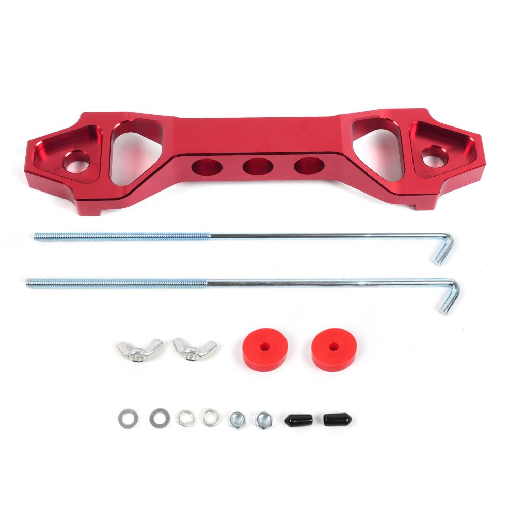 140mm/190mm Billet Aluminum Car Battery Tie Down Mount Bracket Brace Battery Fasten Bracket Holder 14cm 19cm BTD038