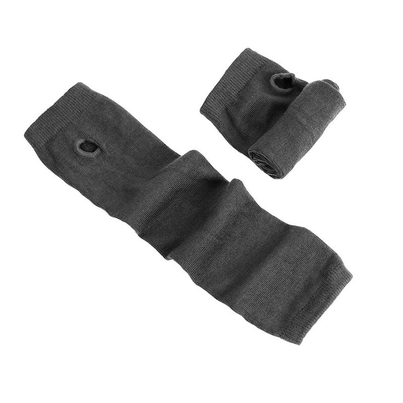 Ins Spring Summer Sports Long Fire Ninja Knitted Gloves Emo Women'S Sleeves Y2K