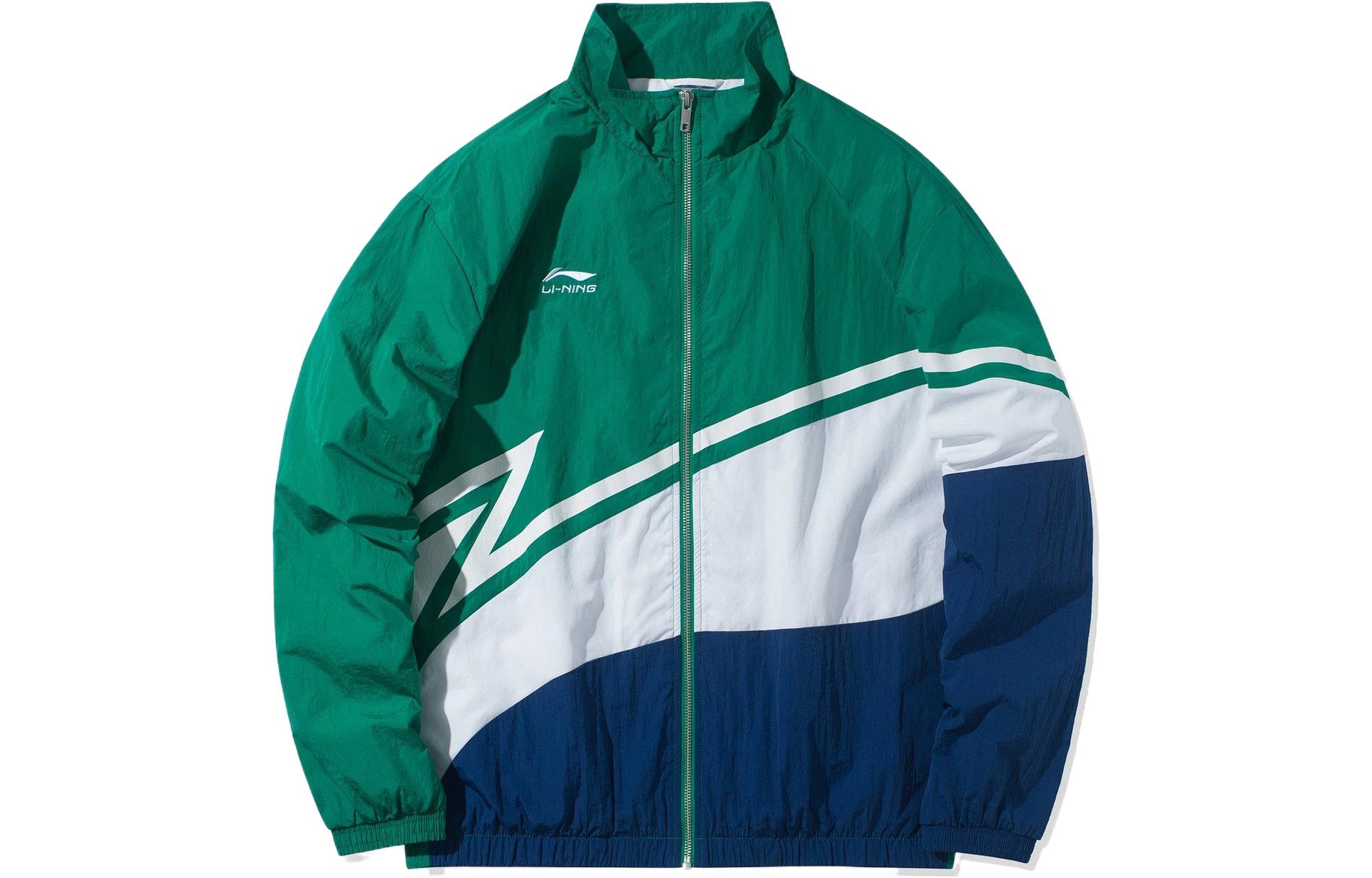 Li Ning Sports Fashion Collection Jacket Fall Unisex Green AJDQ036-5 M