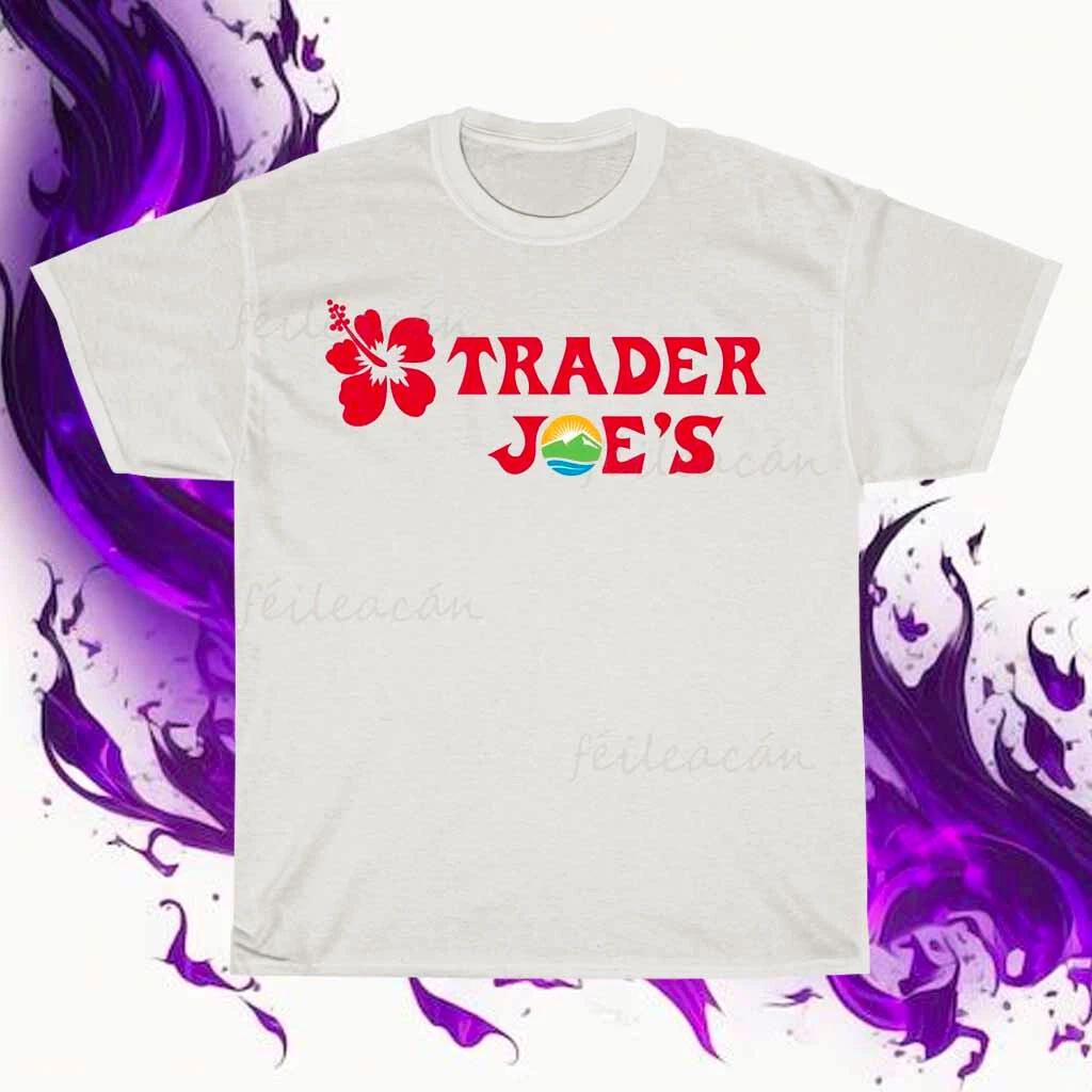 Brand New TRADER JOE S Logo American T-Shirt Funny Size S to 5XL S