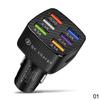 75W 6 USB Car Charger Fast Charging Phone Adapter in Car 15A For iPhone 13 12 Pro Xiaomi Huawei Samsung Car Quick Charge