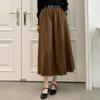 New Arrivals Open Run Women Flared Basic Solid Skirt