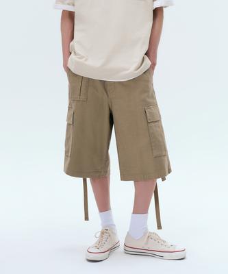 British Army Cargo Bermuda Pants [Sand Beige]