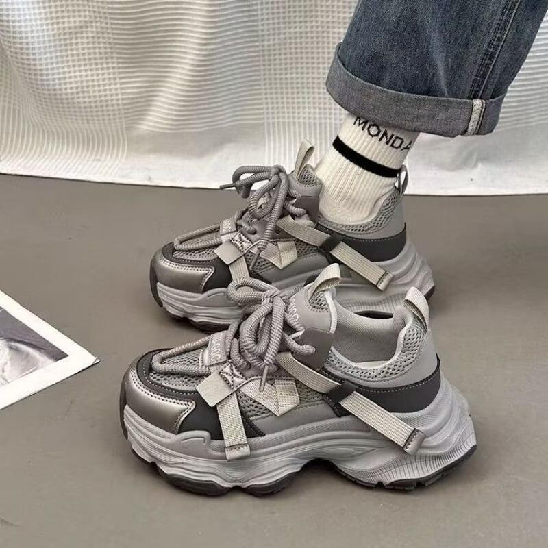 High On Platform Shoes for Women Spring Autumn Y2k Fashion Quality Designer Sneakers Luxury Comfortable 39 Casual Woman Footwear