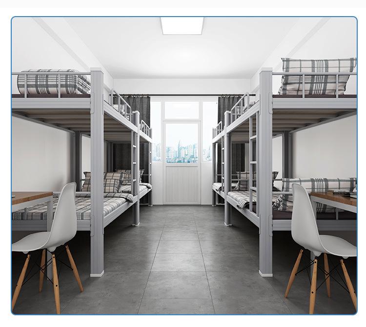 Wrought Iron Bunk Bed for Dormitories and Student Apartments