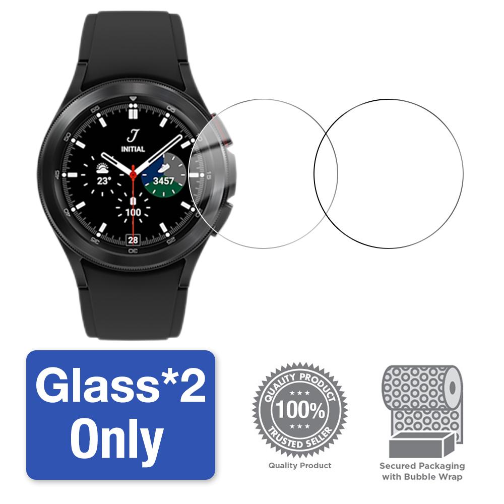 Case + Tempered Glass For Samsung Galaxy Watch 4 Classic 42/46mm Anti-scratch Screen Protector & Bumper Protective Case Cover