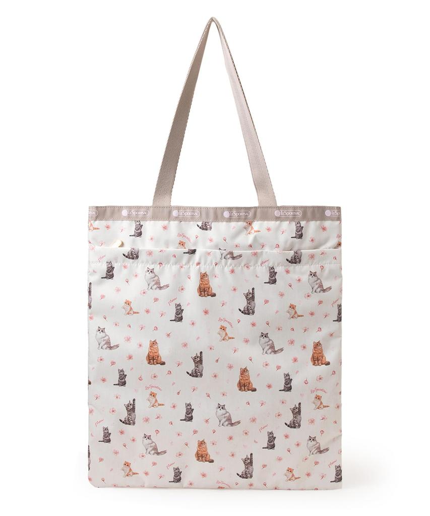 Large Emerald Cats Tote/1589/Sakura