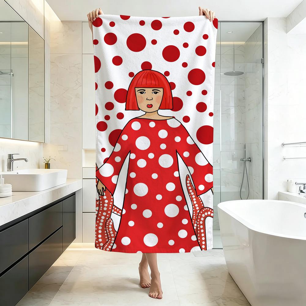 Fantastic Y-Yayoi KusamaS Towel Five-Star Hotel Quality Eco-Friendly Ultra Soft Thick Towels & Beach Towels