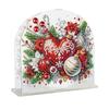 Diamond Painting Napkin Holder Rack Desktop Ornament Diamond Painting Tissue Storage Rack Acrylic Double Sided Xmas Table Decor