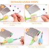 100 Pcs Stainless Steel Beadable Pen Extender Rods, 4.61 Inch Metal Blank Bars for Beadable Pens, Replacement Parts for DIY Craft and Keychain Making