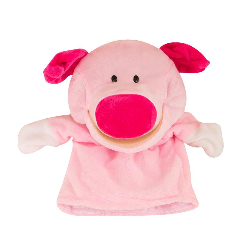 A variety of animal hand puppets parent-child toys have active mouths and fashionable styles