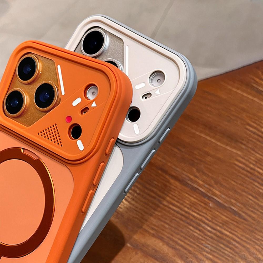For Folding Bracket Matte Armor Case For For Iphone 17E 17 Air 16 1 14 13 12 Pro Max Plus 11 16E Magnetic Shockproof Cover