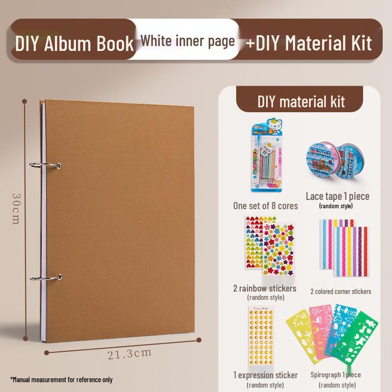 Acrylic Creative Photo Album & Planner: Loose-Leaf Book, Gift for Birthday, Graduation, Memorial, Collage, and Artwork.