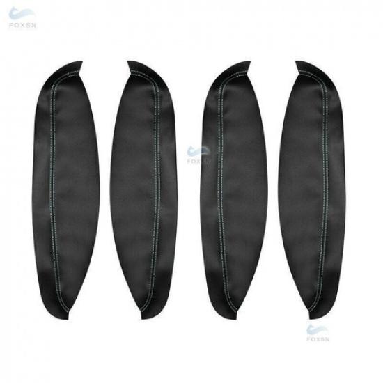 Door Handle Panels Armrest Leather Protection Cover For Nissan Qashqai +2 07-14