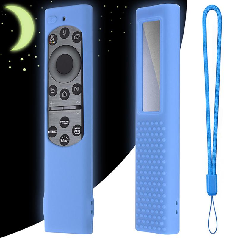 Husa Silicon pentru Telecomanda Tv Husa De Protectie Cu Snur Compatibila Pentru Samsung Solar Tm -2180e