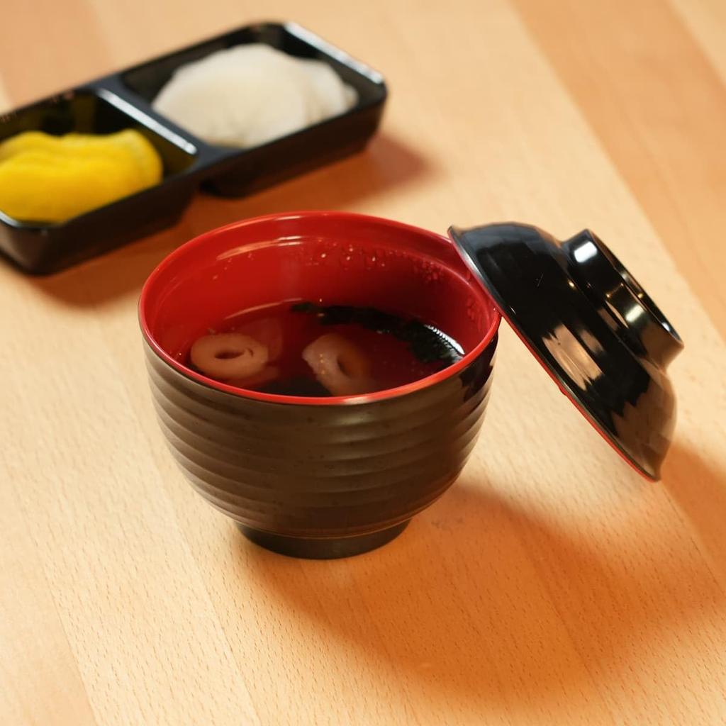 Thunder Group Bowl with Diameter Height Set of Soup Melamine Japanese Dishwasher Shatter Commercial Multi-Purpose Lid, 10.1cm, 6.8cm, 240ml, 12, Bowl,